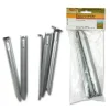 Stahlblech Heringe Halbrund 18 cm 6er-Pack