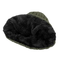 Strick Beanie gefüttert