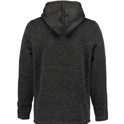 Strickfleece Jacke mit Kapuze