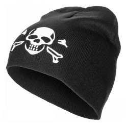 Strickmütze Beanie Totenkopf
