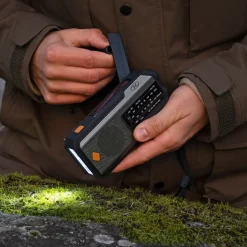 Survival Notfallradio mit Kurbel & Solar - Powerbank Taschenlampe SOS
