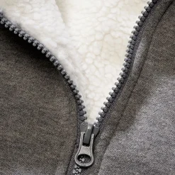 Sweatjacke mit Teddyfell
