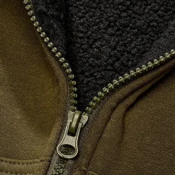 Sweatjacke mit Teddyfell