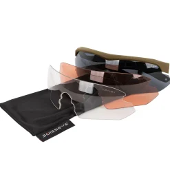 Tactical Brille Nighthawk m. Wechselgläsern