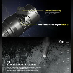 Tactical LED Taschenlampe P23i