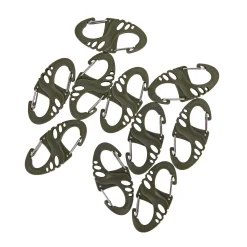 Tactical S-Hook Doppelkarabiner 10er Set