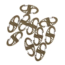 Tactical S-Hook Doppelkarabiner 10er Set