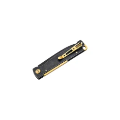 Taschenmesser Atlas Black Stonewash Brass