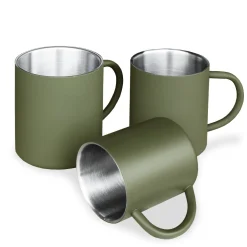Tasse Edelstahl doppelwandig