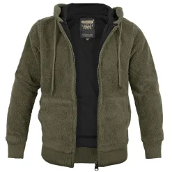 Teddyfleece Jacke mit Kapuze
