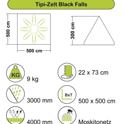 Tipizelt Black Falls 8 (Sale)