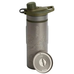 Titanium GeoPress Wasserfilter Trinkflasche