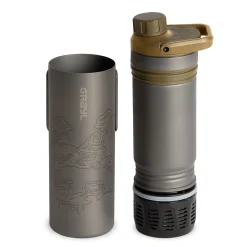 Titanium UltraPress Wasserfilter Trinkflasche