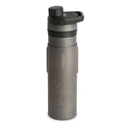 Titanium UltraPress Wasserfilter Trinkflasche