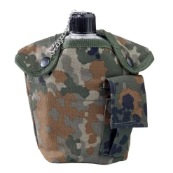 US Feldflasche mit Becher Alu