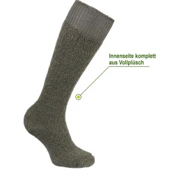 Vollplüsch Thermo Kniestrümpfe Immerwarm