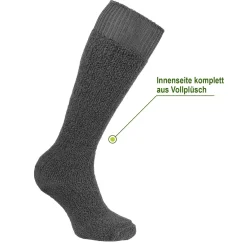 Vollplüsch Thermo Kniestrümpfe Immerwarm