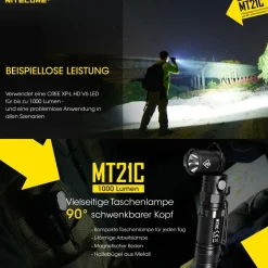 Winkeltaschenlampe MT21C
