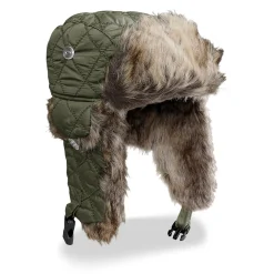 Wintermütze mit Kunstpelz