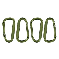 Zubehörkarabiner D-Form 4er Set